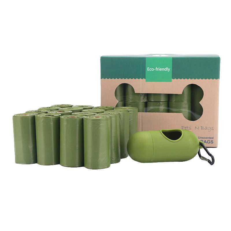 Eco-Friendly Biodegradable Poop Bags with Dispenser – 630g (Green)