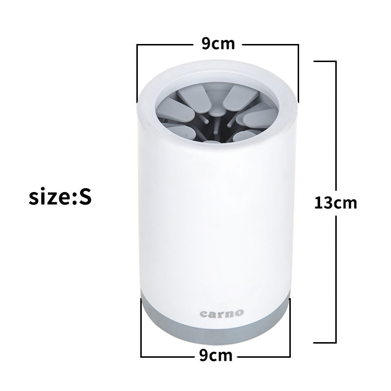 Portable Pet Paw Cleaner Cup Soft Silicone Comb - Zaria pets