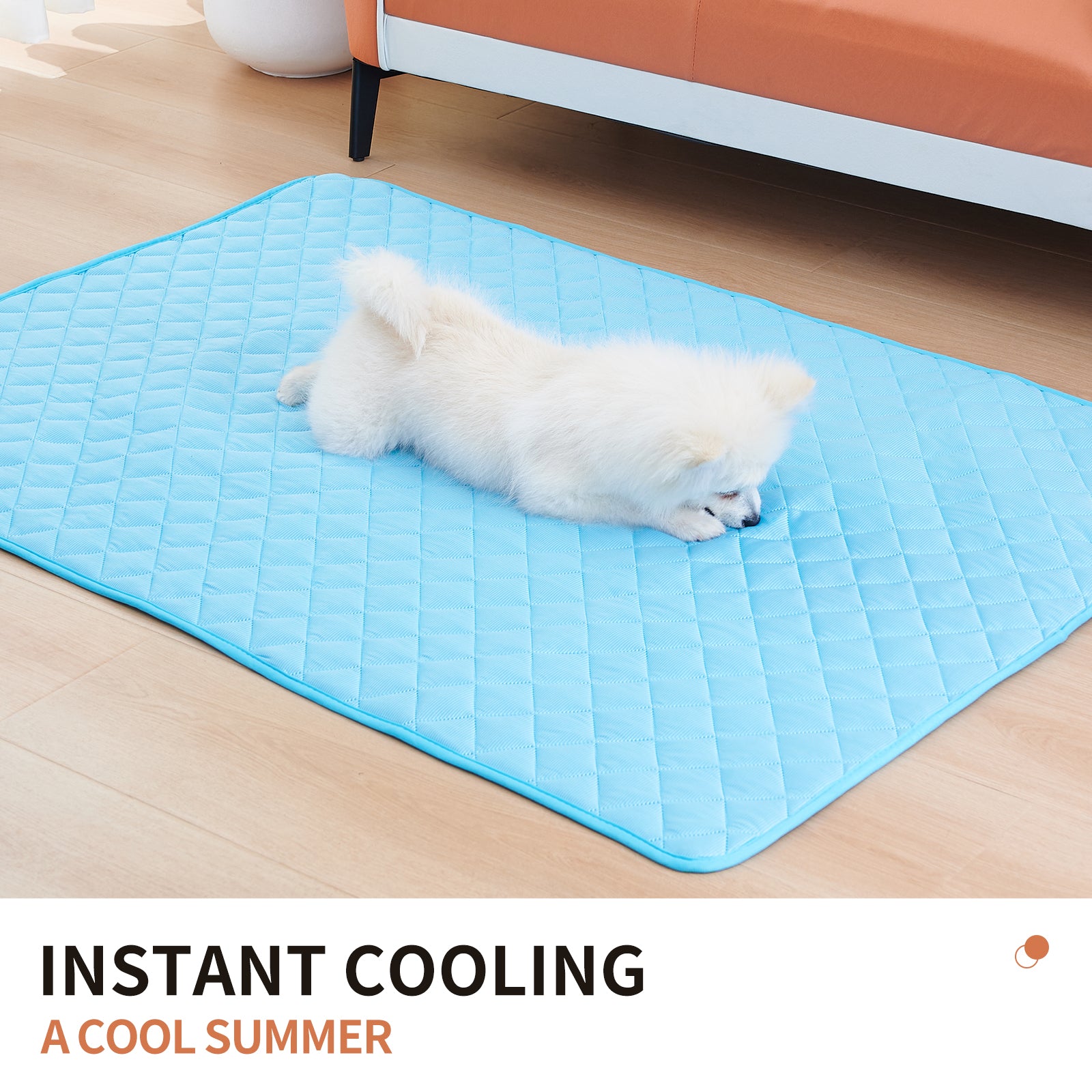 Self-Cooling Dog Mat - Gel Pressure-Activated Pad for Summer Heat Relief (Large/XL) - Zaria pets