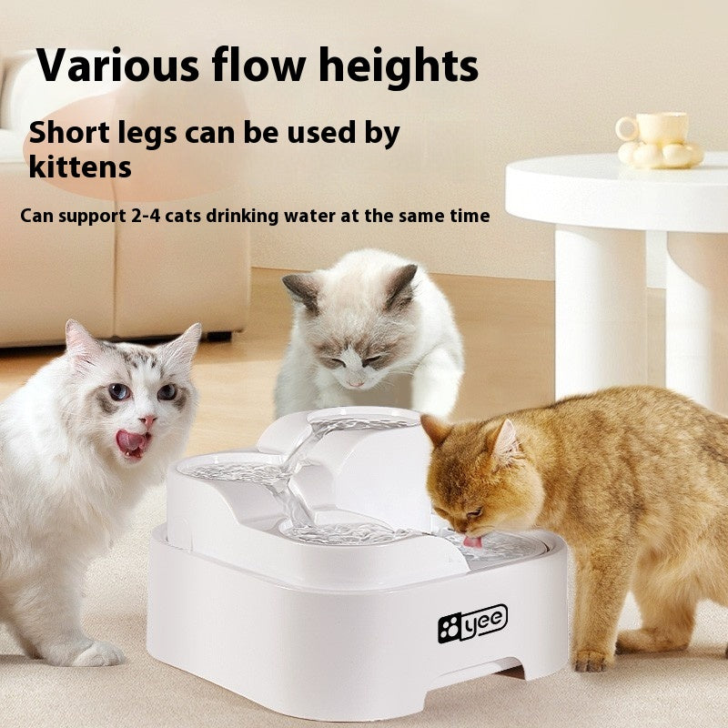 Cat Water Fountain Filter Circulating Flowing Live Water - Zaria pets