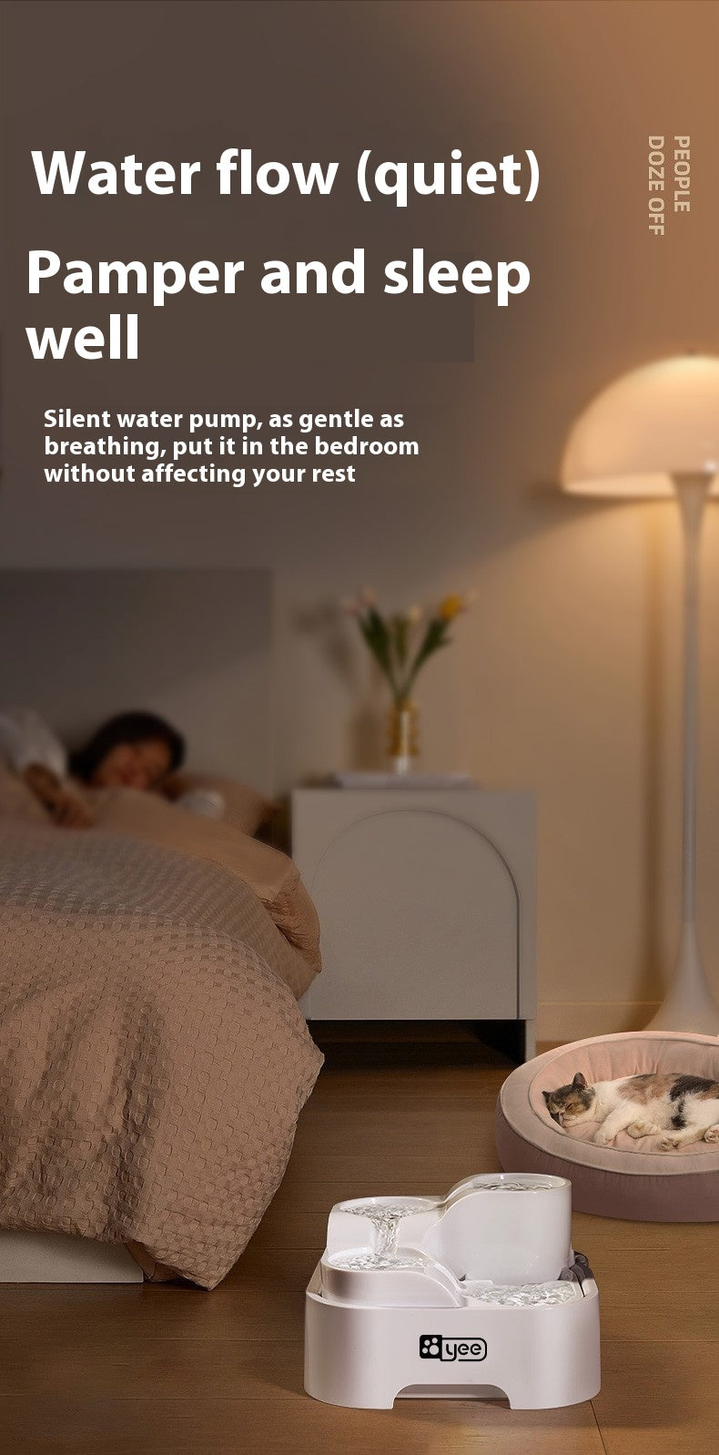 Cat Water Fountain Filter Circulating Flowing Live Water - Zaria pets