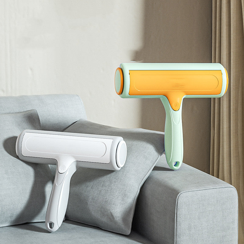 Two-way Roller Hair Removal Brush Sticky Scratch Automatic Cleaning Pet Hair Remover - Zaria pets