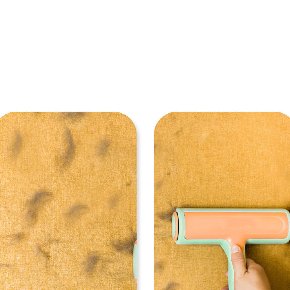 Two-way Roller Hair Removal Brush Sticky Scratch Automatic Cleaning Pet Hair Remover - Zaria pets