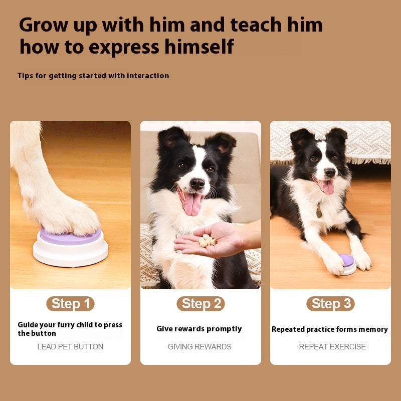 Pet Communication Button Dog Voice Toy - Zaria pets